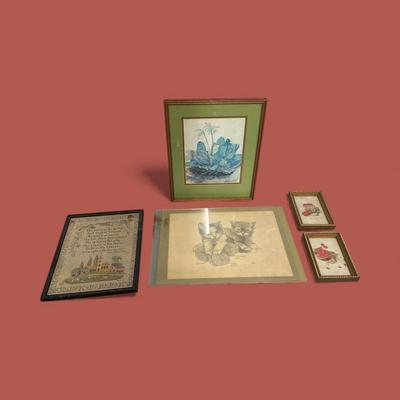 Assorted wall art