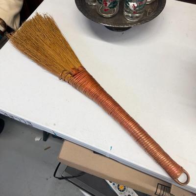 Set of Glasses and broom