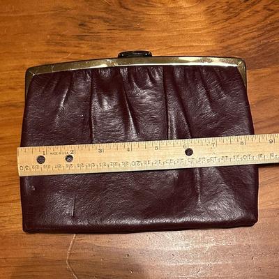 4 Vintage Genuine Leather Purses, Italy