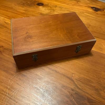 Wooden Hinged Box