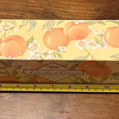 Avon Peach Orchard Drawer Liners Vintage? New in Box