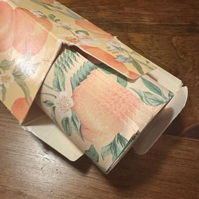Avon Peach Orchard Drawer Liners Vintage? New in Box