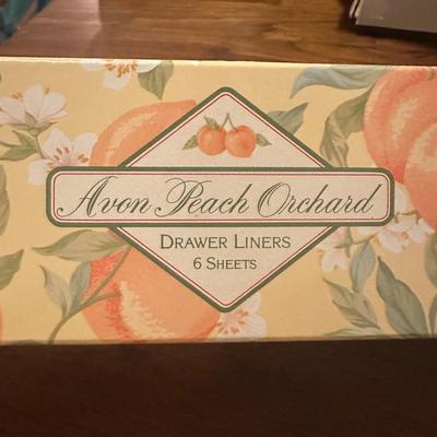 Avon Peach Orchard Drawer Liners Vintage? New in Box