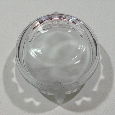 Set of Eight Mikasa Satin Rose Fruit or Dessert Bowls with Frosted Rose Handles