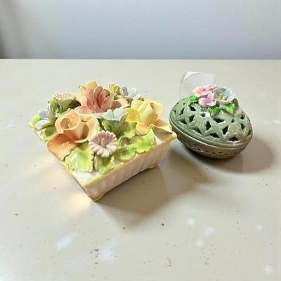 Flowery Ceramic Dishes