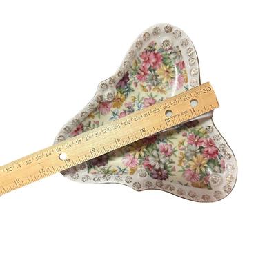 Ceramic Vintage Candy Dish with Handle