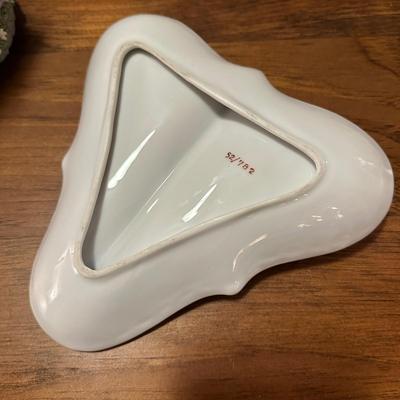 Ceramic Vintage Candy Dish with Handle