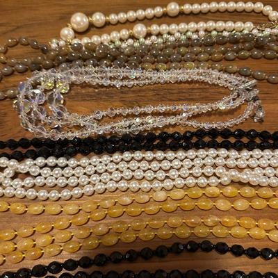 Big Batch of Beaded Necklaces