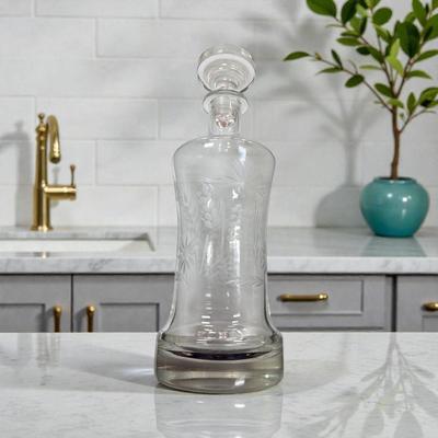 Leonard Silver Company Summerfield Crystal Liquor Decanter 42 oz.