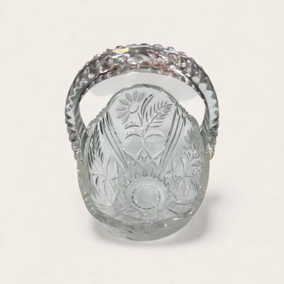 Princess House Heritage Romance Collection Crystal Glass Basket