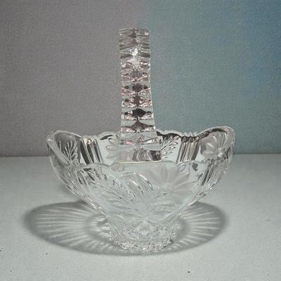 Princess House Heritage Romance Collection Crystal Glass Basket