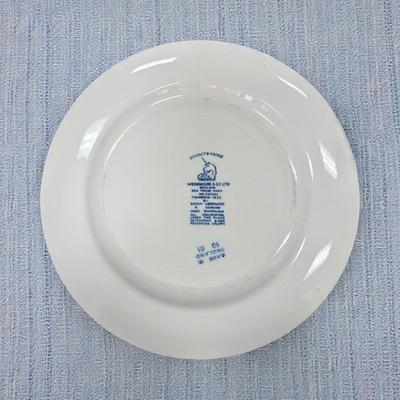 Set of 7 Vintage wedgwood Countryside Blue Salad Plates