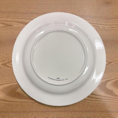 Set of 8 MSE (Martha Stewart Everyday) rosehip Pattern Dishwasher safe Dinner Plates