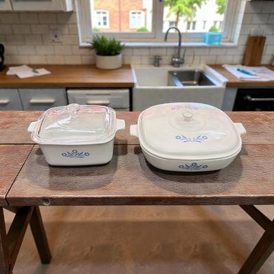 Blue Cornflower Corningware Dishes