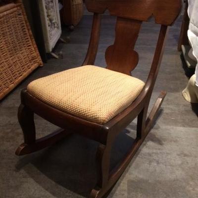 Child's Antique Rocking Chair