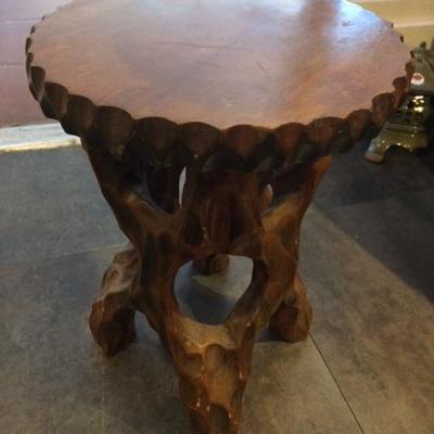 Tree Trunk Stool