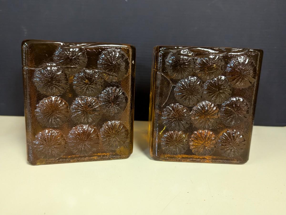 Vintage Blenko Style Ice Block Art Glass Cubes | EstateSales.org