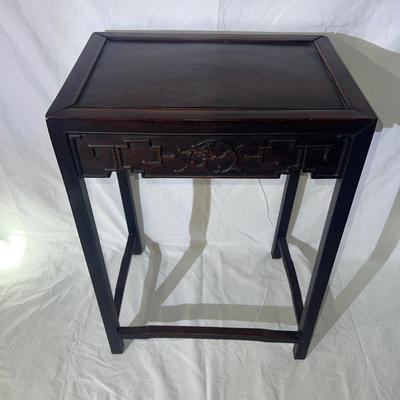 Chinese hand Carved Side table/ prayer table/ plant stand