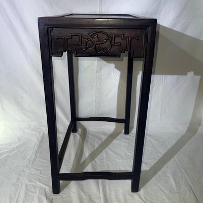 Chinese hand Carved Side table/ prayer table/ plant stand