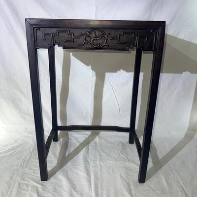 Chinese hand Carved Side table/ prayer table/ plant stand
