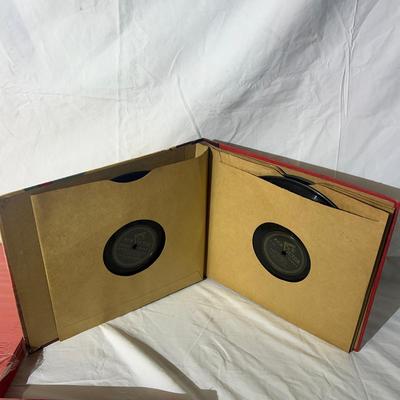 Vinyl records set
