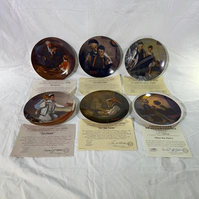 Norman Rockwell Collectors Plates