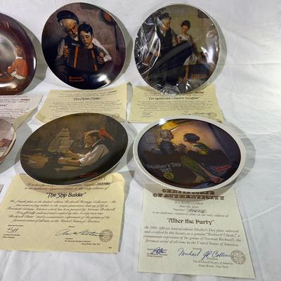 Norman Rockwell Collectors Plates