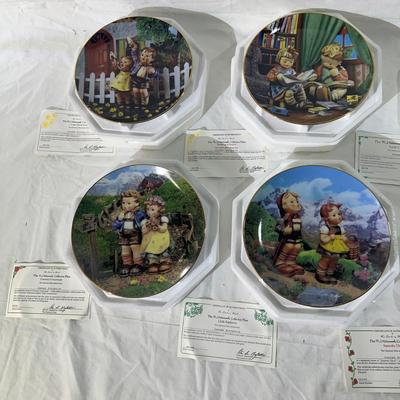 The Danbury Mint Little Hummel Collector plates