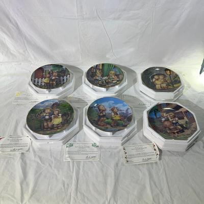 The Danbury Mint Little Hummel Collector plates