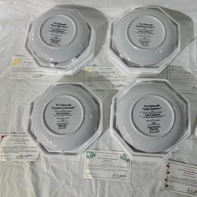 The Danbury Mint Little Hummel Collector plates