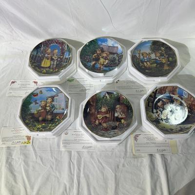 The Danbury Mint Little Hummel Collector plates