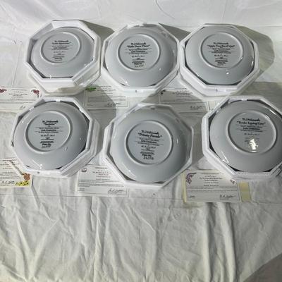 The Danbury Mint Little Hummel Collector plates
