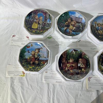 The Danbury Mint Little Hummel Collector plates