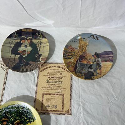 Knowles Fine China Collector plates, Holidays