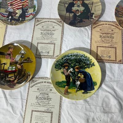 Knowles Fine China Collector plates, Holidays