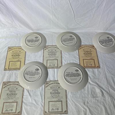 Knowles Fine China Collector plates, Holidays