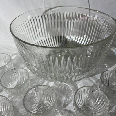 Vintage Starlight Punch Bowl Set