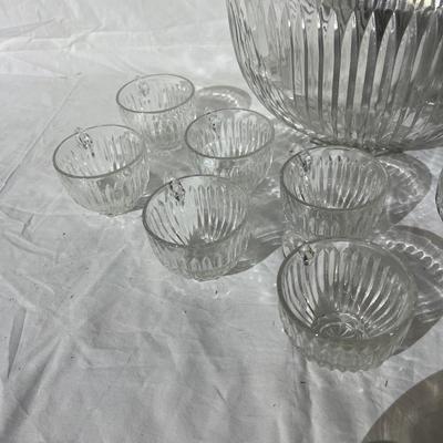 Vintage Starlight Punch Bowl Set