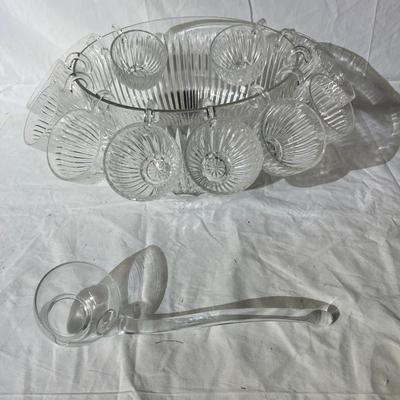 Vintage Starlight Punch Bowl Set