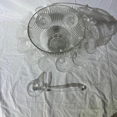Vintage Starlight Punch Bowl Set