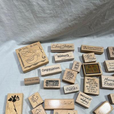 Assorted Crafting Stamps Lot