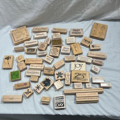 Assorted Crafting Stamps Lot