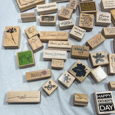 Assorted Crafting Stamps Lot