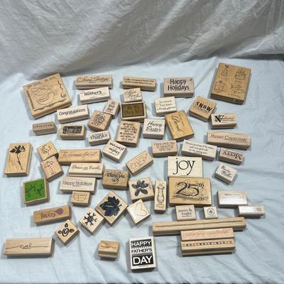 Assorted Crafting Stamps Lot