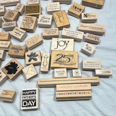 Assorted Crafting Stamps Lot