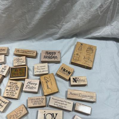 Assorted Crafting Stamps Lot