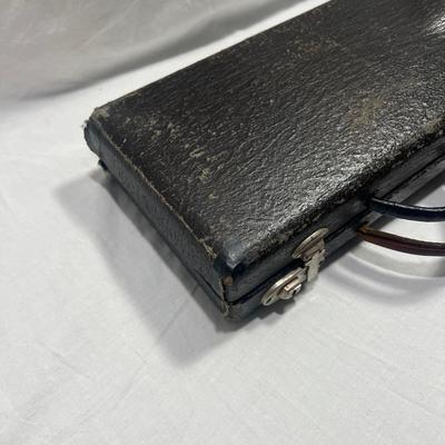 Vintage clarinet and case
