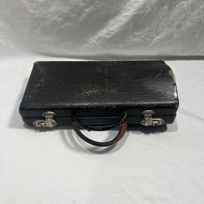 Vintage clarinet and case