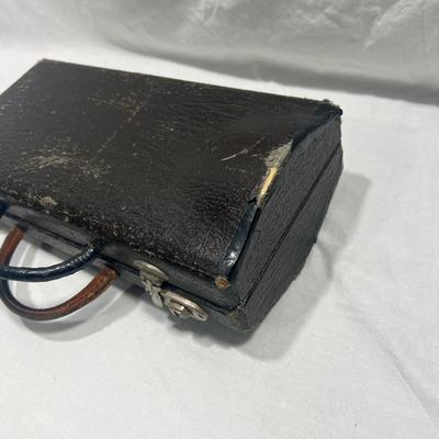 Vintage clarinet and case