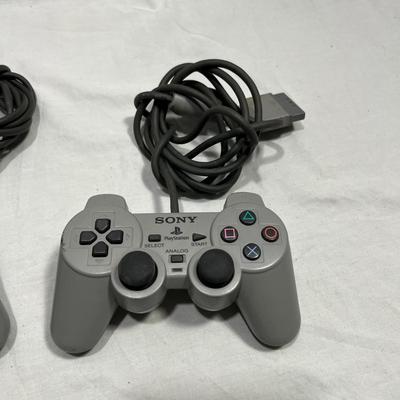 Vintage Playstation Controllers with cords